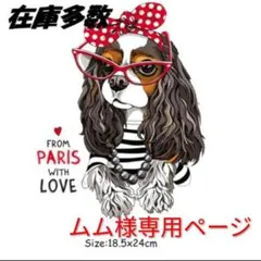 ムム様専用ページ　アイロン転写シート８点