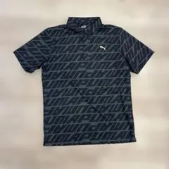 PUMAプーマ　ゴルフ　メンズポロシャツ　Lサイズ　総柄