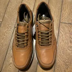 専用セダークレスト　ブラウンレザー ローカットスニーカー　26cm 新品