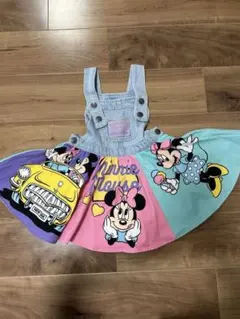 ミニーマウス ジャンバースカート 100cm