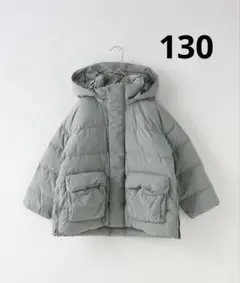 【美品】ローリーズファーム エアサーマルフードブルゾン 130