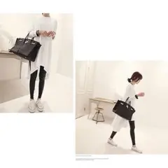 【均一SALE】テールカットチュニックロンT