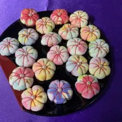 ちりめん　つまみ細工梅（416 パーツ　つるし雛