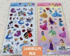 【美品】【即日発送】ディズニープリンセス ステッカーシートセット