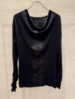 00s fuga snake drape long sleeve t-shirt