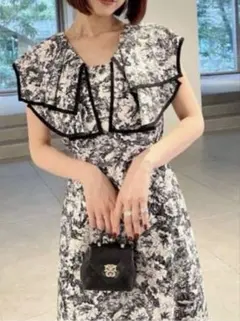 snidel ラッフルカラーワンピース