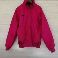 コロンビア アウター ナイロンジャケット 赤✕グレー リバーシブル M