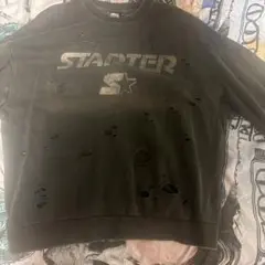 STARTER BLACK LABEL ダメージ加工 スウェット
