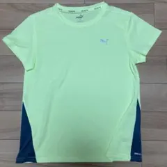 PUMA ランニング用半袖レディースTシャツ イエローS