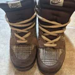 【希少】NIKE SB DUNK HIGH TWEED 初期SBシルバーボックス