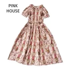 新品未使用】 激レア ピンクハウス 配色 ノースリーブワンピース