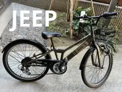【引取限定】　Jeep キッズ　ジュニア　自転車　24インチのサムネイル