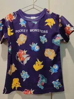 ポケットモンスター 半袖Tシャツ ネイビー
