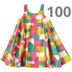 新品 ノースリーブ ワンピース 100cmのサムネイル