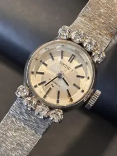 【稼働品】SEIKO 手巻き　時計 11-0320 レディース