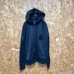 RUSS-K ラスケー ジャージジャケット フルジップ サーフ系 平成 ブラックのサムネイル