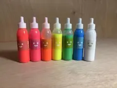 쁘띠 카케군 형광 7색 페인트 팩