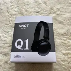 AVIOT WA-Q1 ノイズキャンセリング ワイヤレスヘッドホン折りたたみ 黒