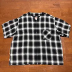 HINSON オンブレチェック フルジップカーデ シャツ freaksstoreのサムネイル