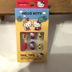 新品　サンリオ　ハローキティ ネイルチップ 　レトロ　つけ爪のサムネイル