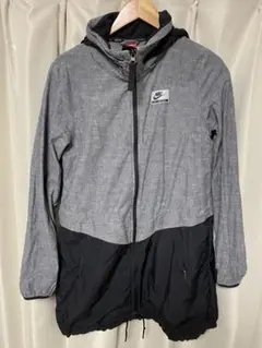 Nike ナイロンジャケット グレー・ブラック B (L)