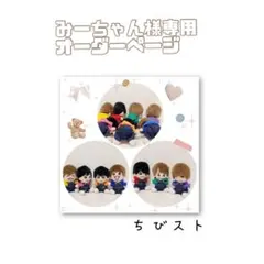 みーちゃん様専用オーダーページ　west. ちびスト