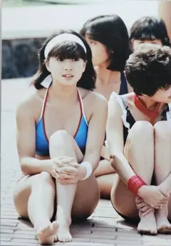 河合奈保子水泳大会水着写真Lサイズ35枚