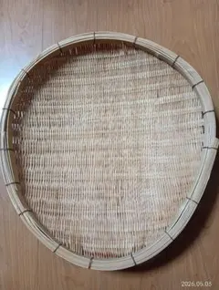 ハンドメイド】国産竹使用・職人手作り 竹ざる - メルカリ