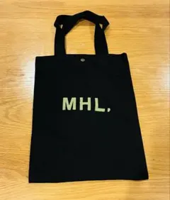 MHL. トートバッグ ブラックのサムネイル