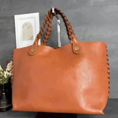 【限定品】ILBISONTE イルビゾンテ ハンドバッグ ブラウン エスニック