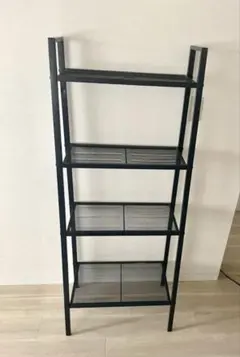 IKEA ブラックメッシュ4段スチールラック 値下げ】IKEA ブラックメッシュ4段スチールラック - メルカリ