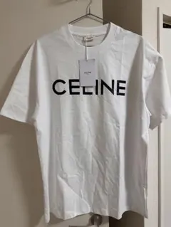 CELINE ロゴ Tシャツ ホワイトのサムネイル