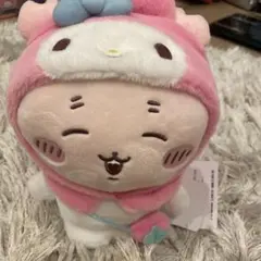 ちいかわ×サンリオキャラクターズ　カニちゃん×マイメロ　ぬいぐるみ