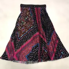 RED VALENTINO 総柄 プリーツスカート ロングスカート 42のサムネイル