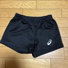 ASICS 黒 ハーフパンツ 小さめ
