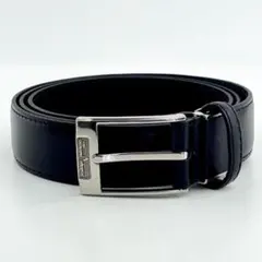 牛革 ベルト レザー ブラック 黒 ビジネス シンプル お洒落 メンズベルト
