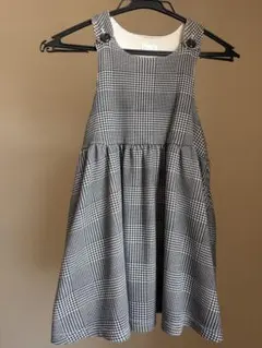 チェック柄ワンピース