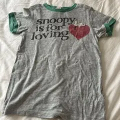 デニム＆ダンガリー　スヌーピーコラボ リンガーTシャツ