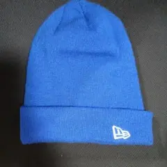 NEW ERA ニット帽 ビーニー ブルーのサムネイル