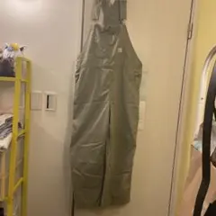 カーキ オーバーオール Lサイズ ゆったり カジュアル