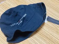 TOMMY HILFIGER バケットハット S/M ネイビー