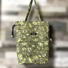トートバック　巾着紐付き