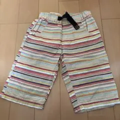 ハーフパンツ　120cm ストライプ