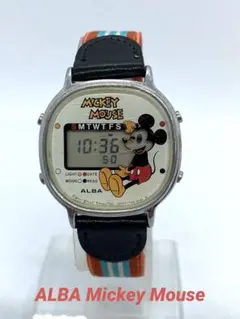 SEIKO ALBA Disney ミッキーマウス デジタル腕時計