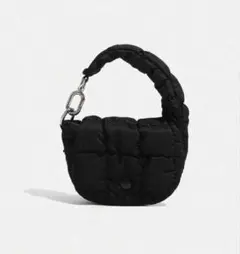 SHEIN キルティング ミニポーチ ブラック