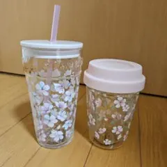 スターバックス 桜の花柄タンブラーセット