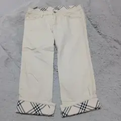 BURBERRY　LONDON　　36 ノバチェック　　　麻7%