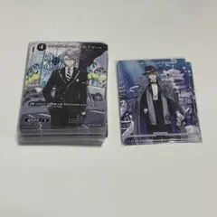 ツイステキャラクターグッズビルディバイドアズールまとめ100枚以上有り ツイステッドワンダーランド ビルディバイド BOX購入特典 アズール