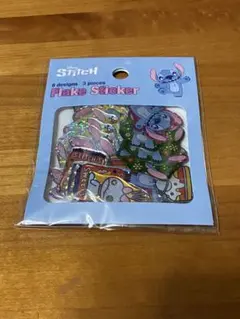 スティッチ　フレークシール　立体シール