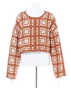 INGNI ( イング ) 2WAYかぎ針カーディガン